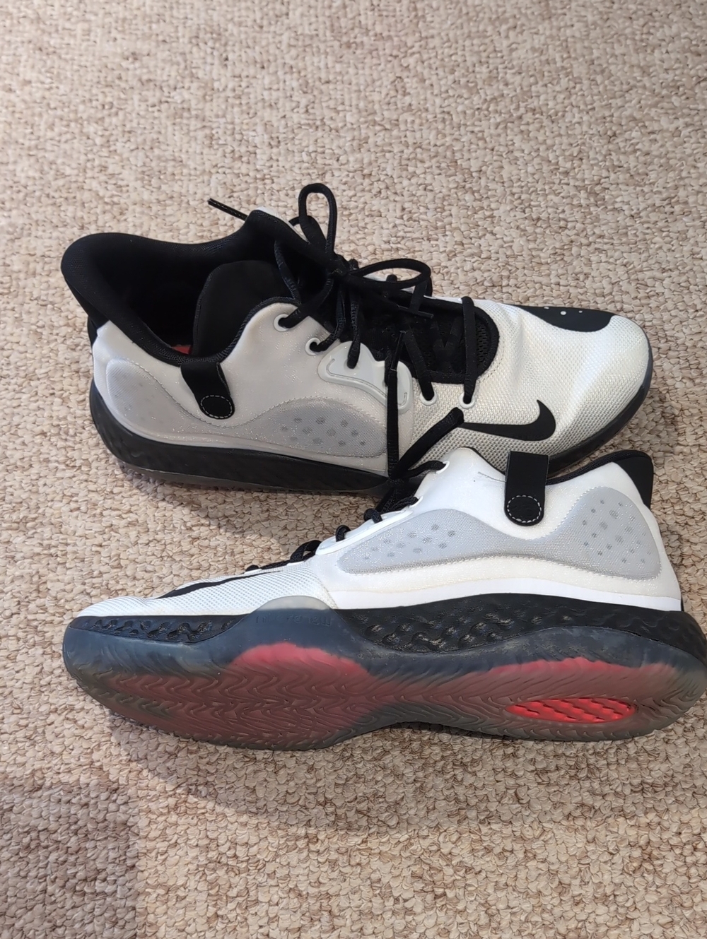 Nike Mens KD Trey 5 VII AT1200-100  White  Basketball Shoes Sneakers Size 11.5